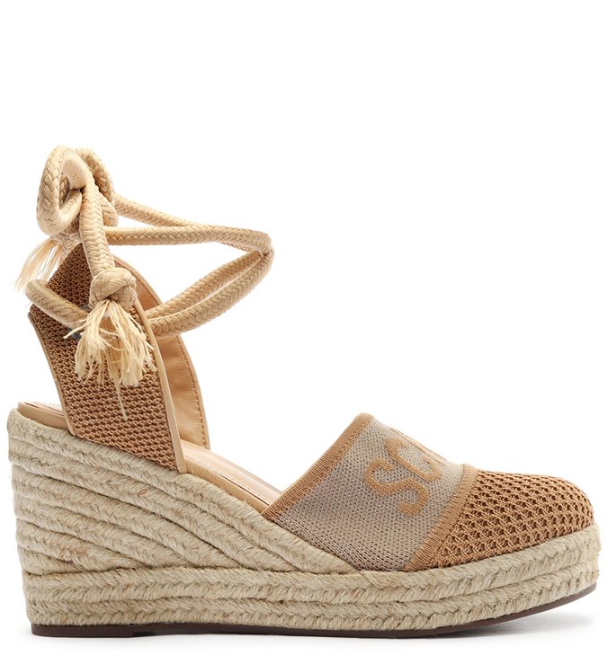 Sapato Espadrille Corda Amarracao Bege