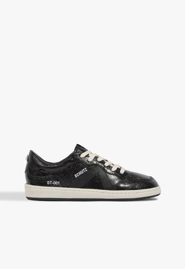 Tênis St 002 Couro Preto