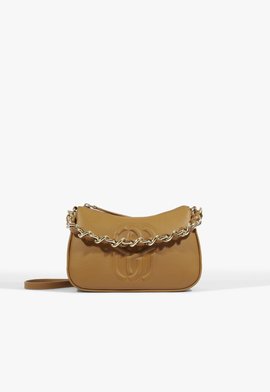 Bolsa Tiracolo Pequena Daphne Couro Marrom