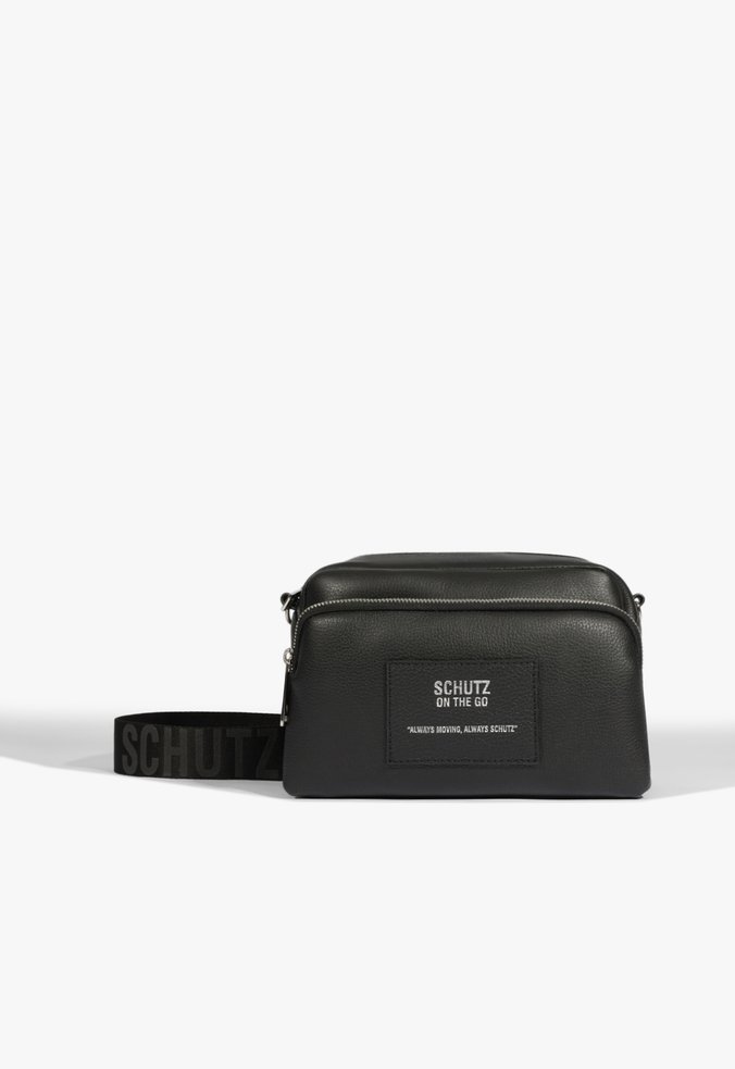 Bolsa Tiracolo Crossbody Journey Pequena Couro Preta