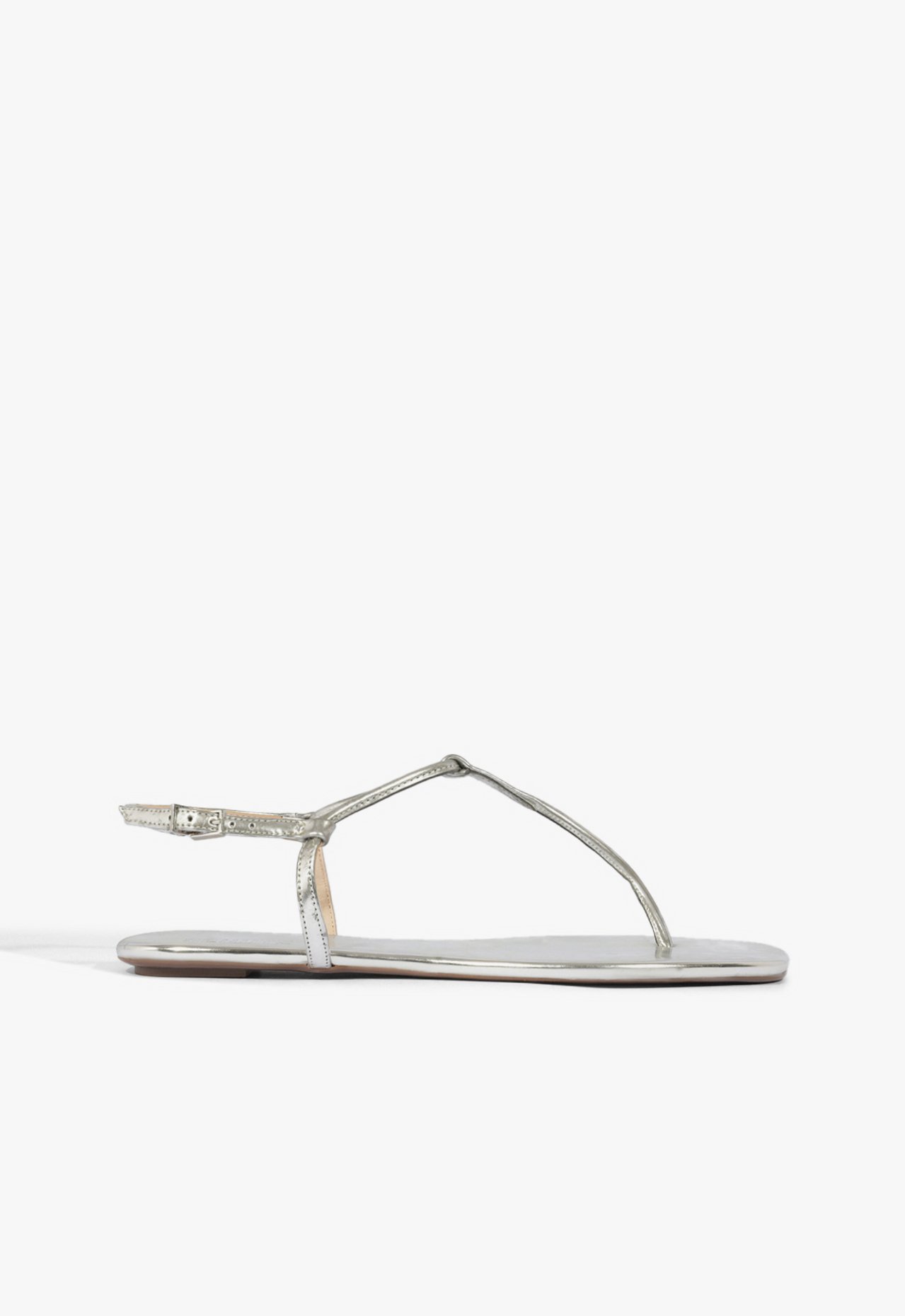 Sandália Rasteira Elsha Prata | Schutz