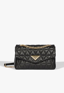 Bolsa Grande Tiracolo 944 Matelassê Preta