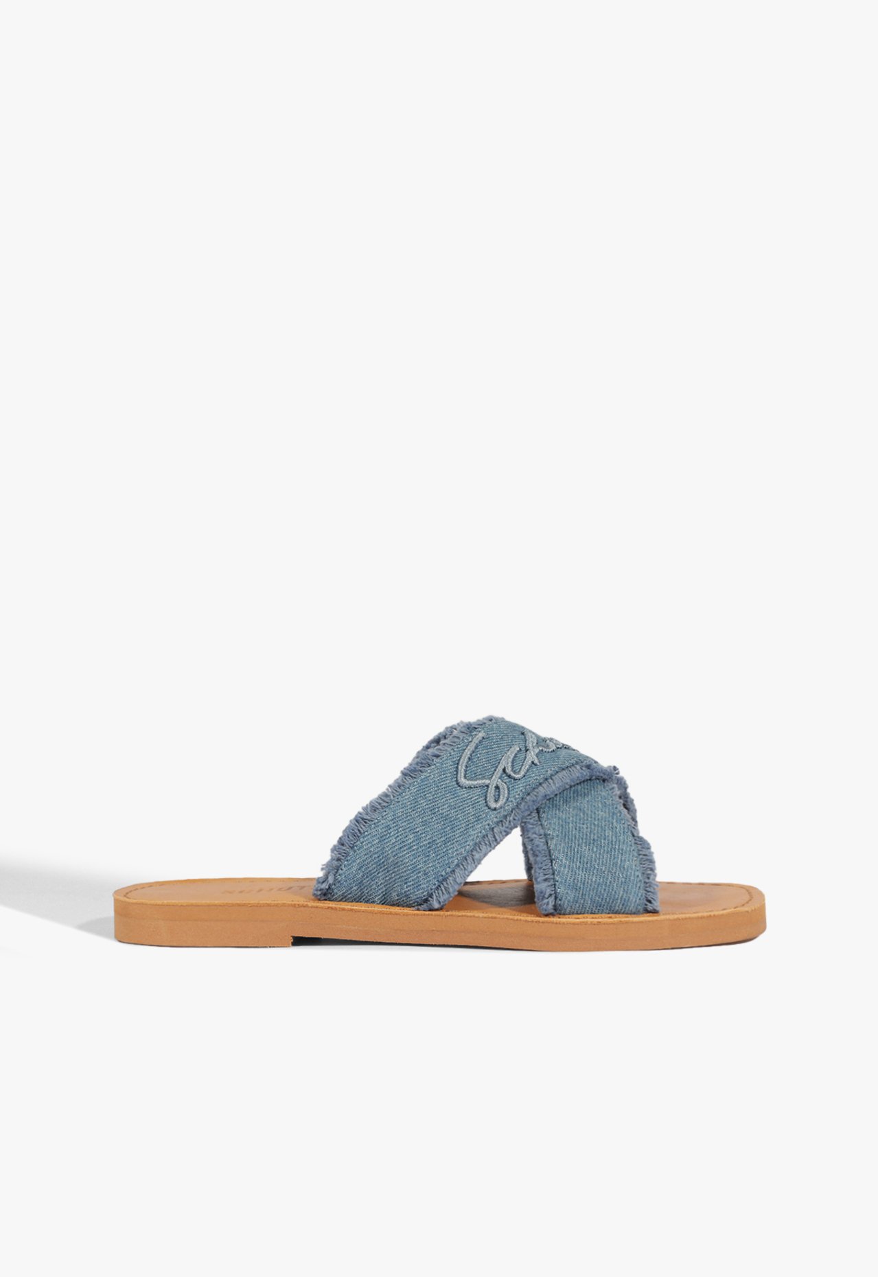 Sandália Rasteira de X Logo Jeans | Schutz