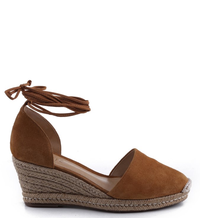Espadrille Anabela Lace Up Bamboo Espadrille Anabela Lace Up Bamboo
