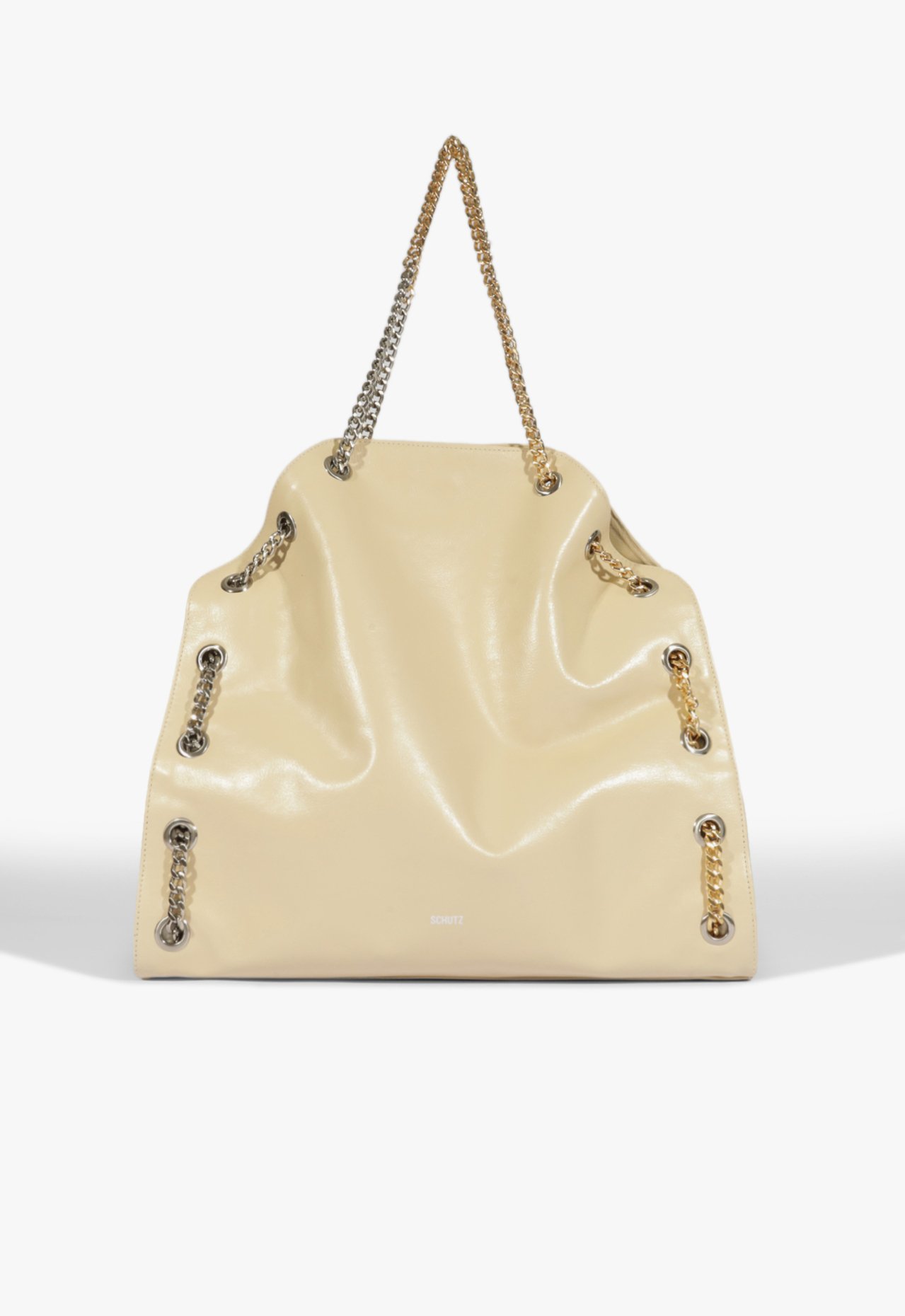 Bolsa Maxi Cassie Couro Branca | Schutz