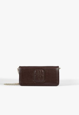 Bolsa Tiracolo Mini Icon Belle Couro Marrom