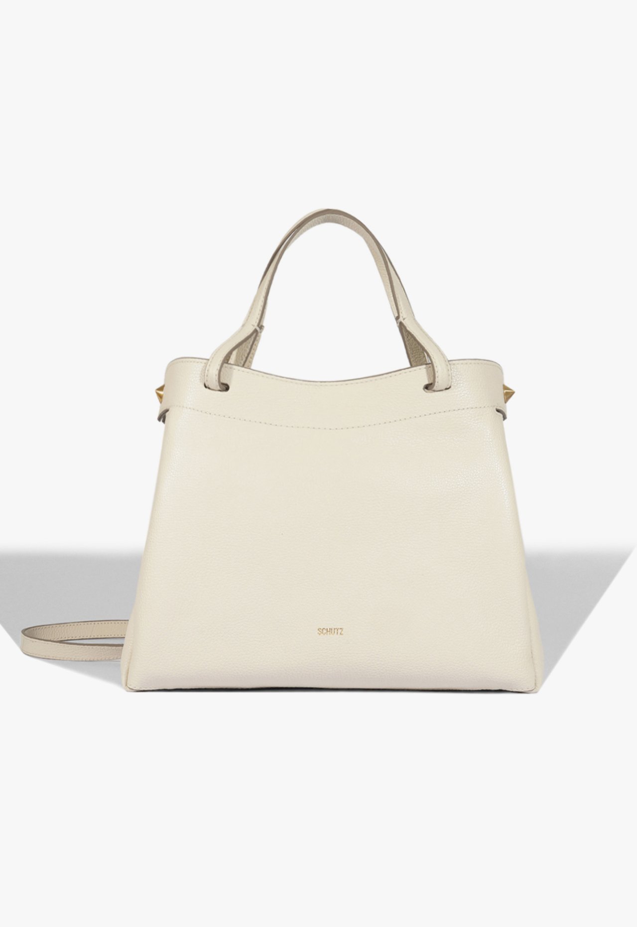 Bolsa Tote Tiracolo Média Couro Branca | Schutz