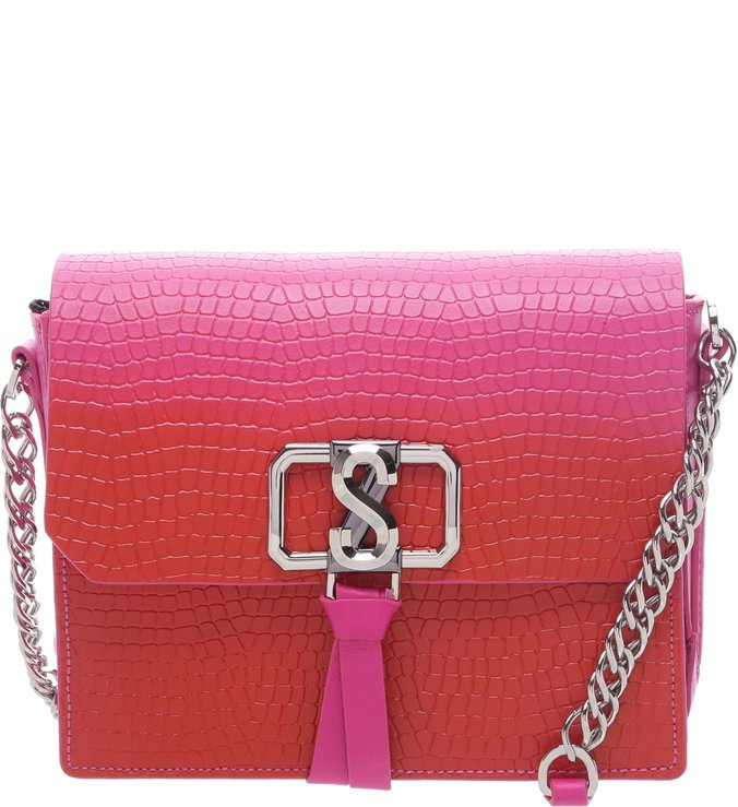 Crossbody Eva Croco Red Degradê Crossbody Eva Croco Red Degradê