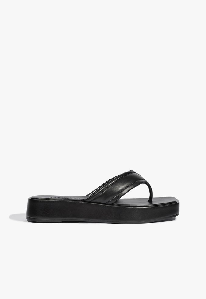 Chinelo Plataforma Preto