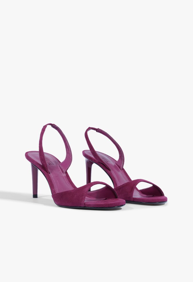 Sandália Scarlett Sling Mid Camurça Roxa | Schutz