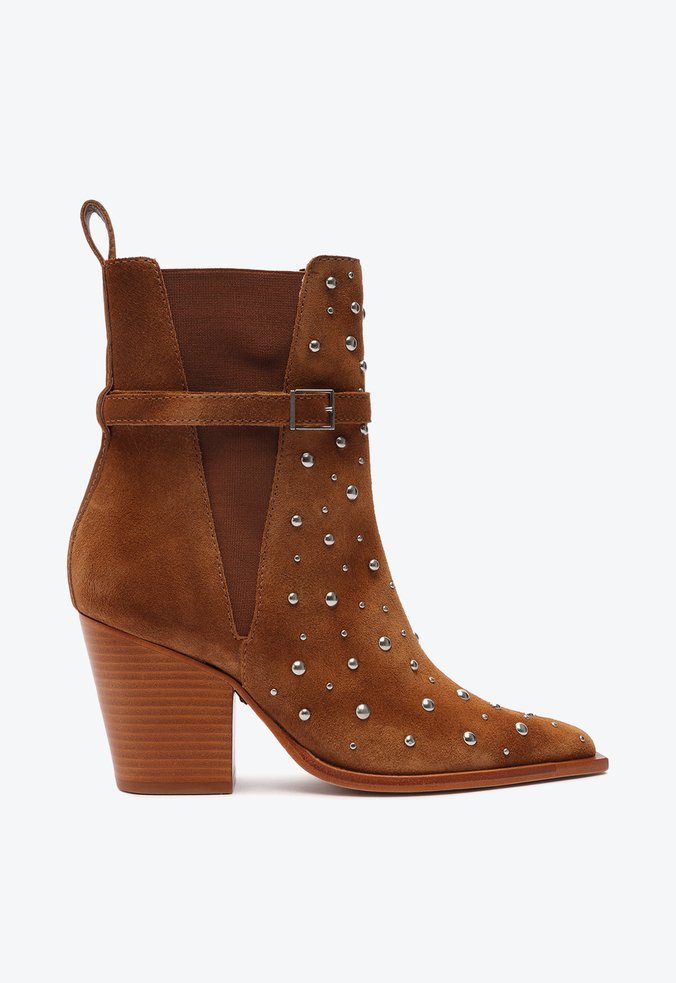 Bota Western Suede Marrom