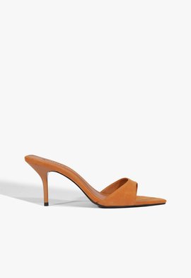 Mule Elodie Camurça Marrom