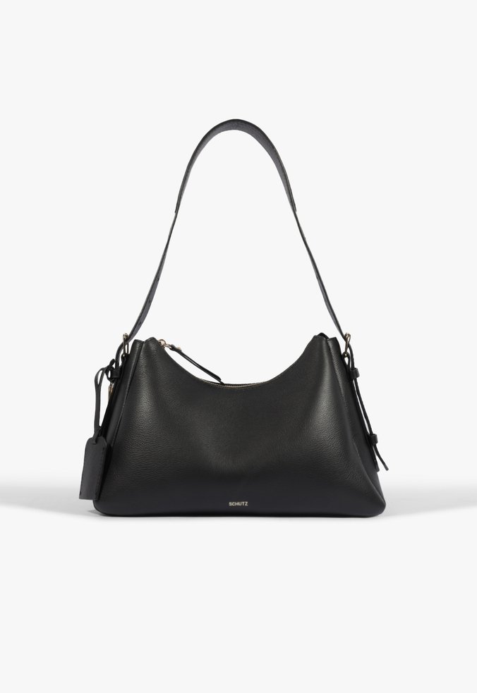 Bolsa Tiracolo Drew Média Couro Preta
