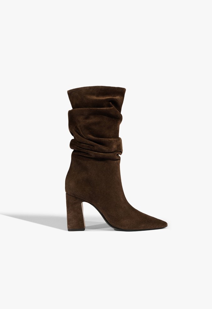 Bota Harriet Couro Marrom