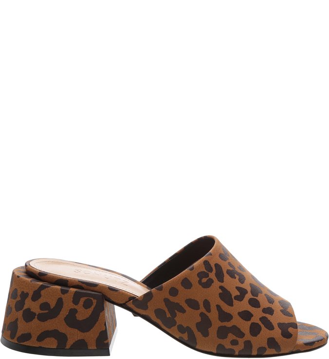 Sandália Mule Animal Print Sandália Mule Animal Print