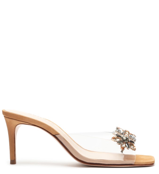 Sandália Mule Vinil Glam Honey