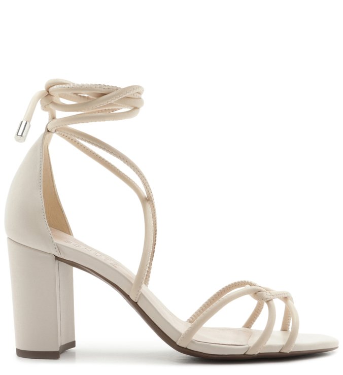 Sandália Strings Lace-up White Sandália Strings Lace-up White
