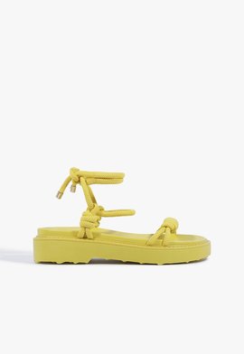 Sandália Papete Amarela