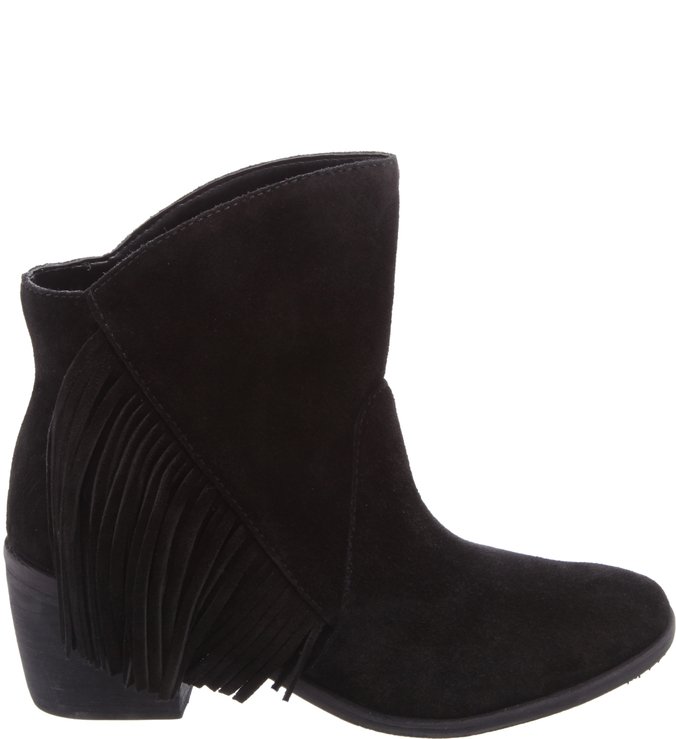Folk Fringes Boot Black