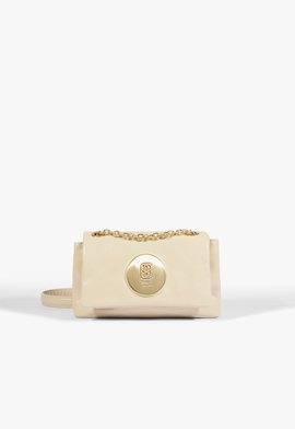 Bolsa Tiracolo Pequena Couro Bege