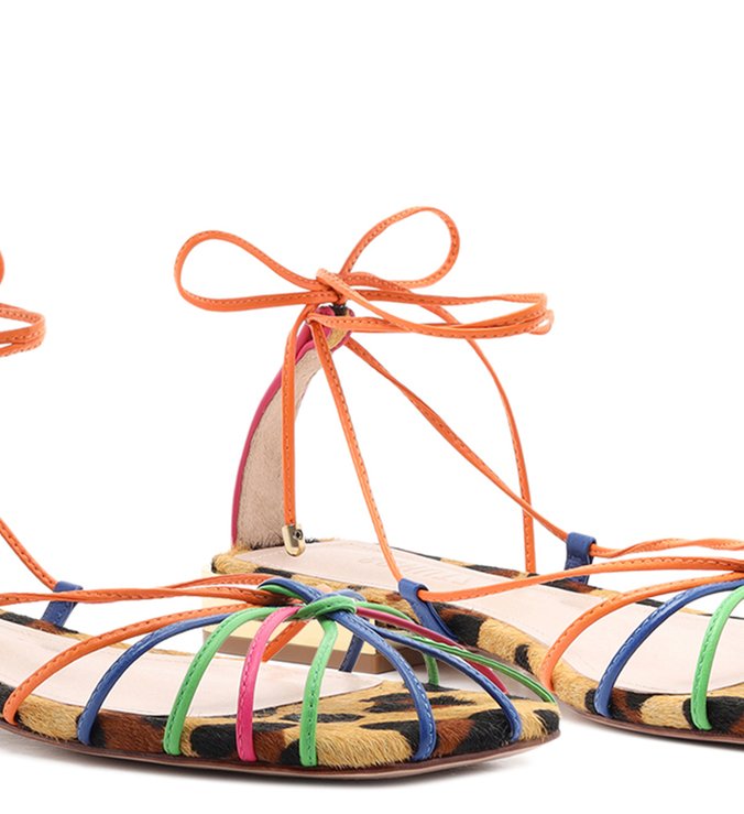 Flat Strings Colours Animal Print Flat Strings Colours Animal Print