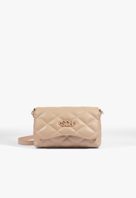Bolsa Crossbody Pequena Matelassê Nude