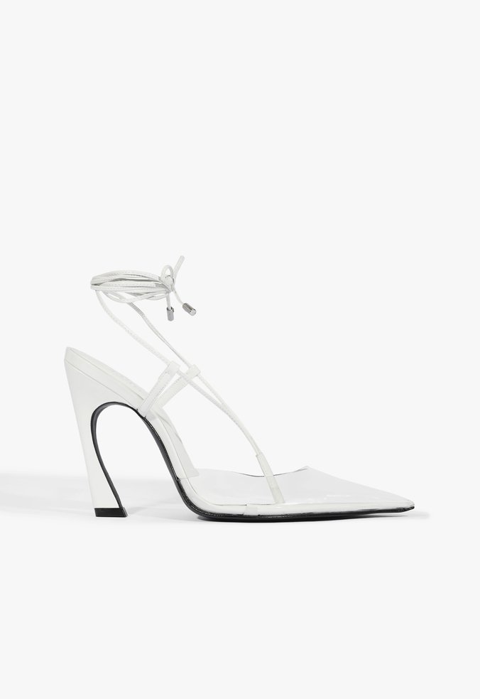 Scarpin Elyra Vinil Branco