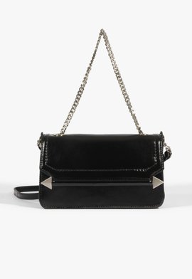 Bolsa Tiracolo Muse Pequena Couro Preta