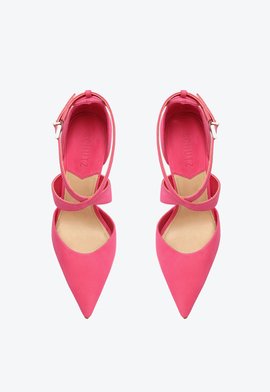Sapato Scarpin Nobuck Skyla Pink