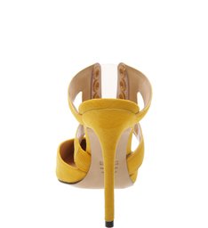 Sapato Scarpin Vinil Sport Amarelo