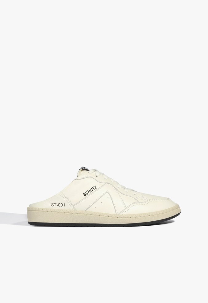 Tênis Mule ST Couro Branco