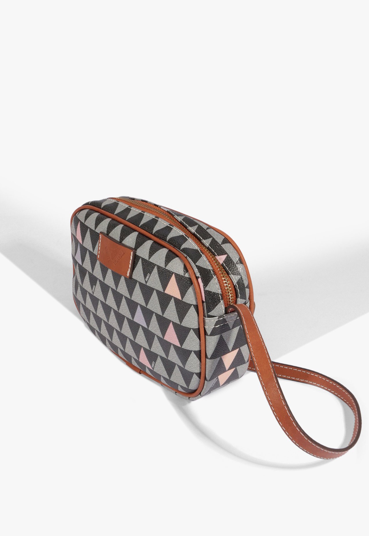 Bolsa Tiracolo Kate New Triangle Preta Schutz