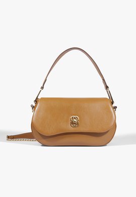 Bolsa Hobo Kayla Grande Couro Amarela