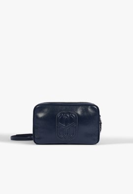 Bolsa Tiracolo Belle Couro Azul