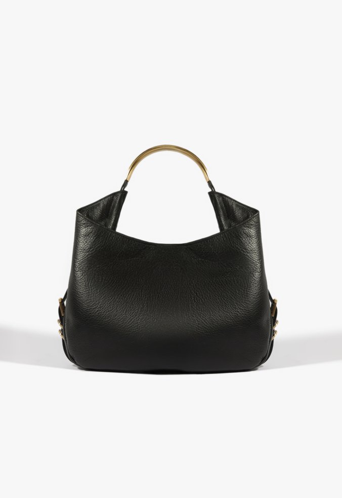 Bolsa Tote Média Jack Couro Preta