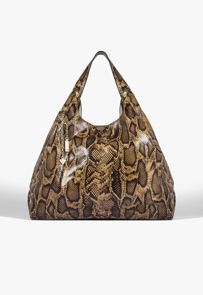 Bolsa Hobo Agnes Couro Snake