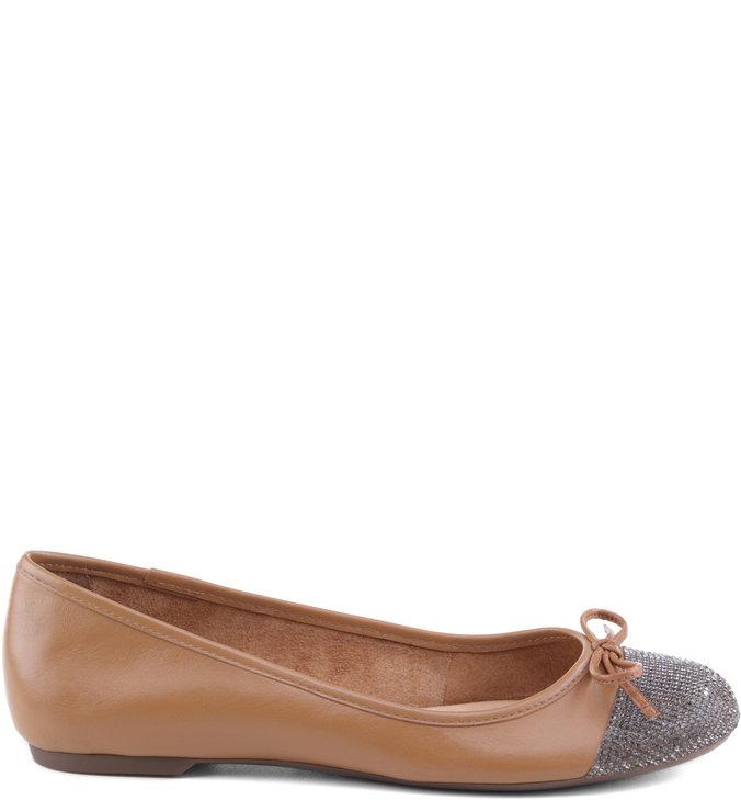 Sapatilha Metal Glam Camel Sapatilha Metal Glam Camel