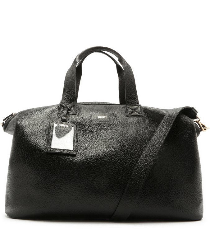 Bolsa Shopping Grande Mom Preta