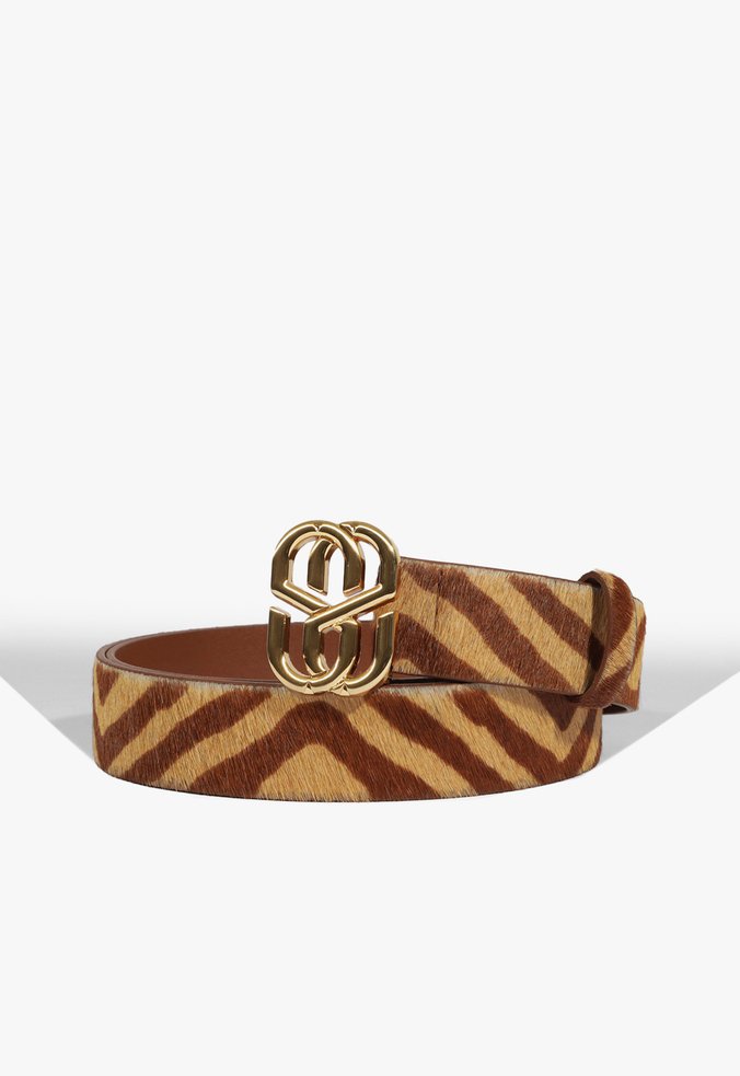 Cinto Emblem Textura Zebra