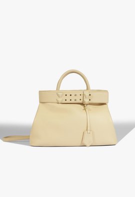 Bolsa Tote Couro Grande Bege