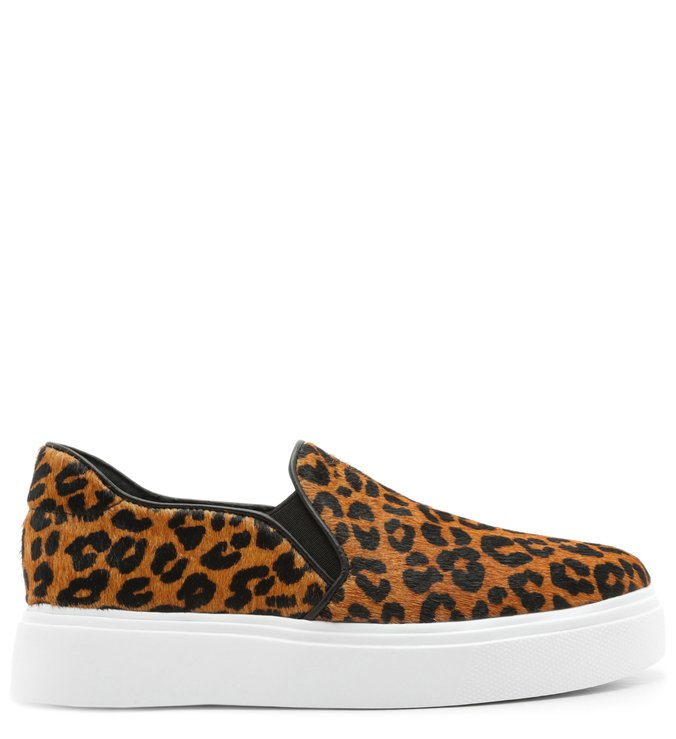 Tênis Slip On Furry Animal Print Tênis Slip On Furry Animal Print