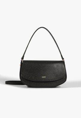 Bolsa Tiracolo Média Baguette Esther Couro Preta