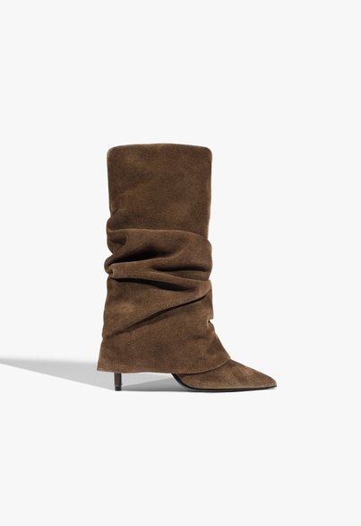 Bota Mikki Cloak Camurça Marrom Bota Mikki Cloak Camurça Marrom