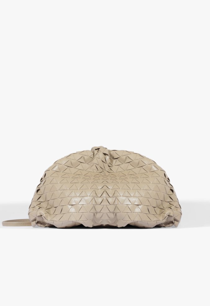 Bolsa Tiracolo Rebecca Grande Couro Branca