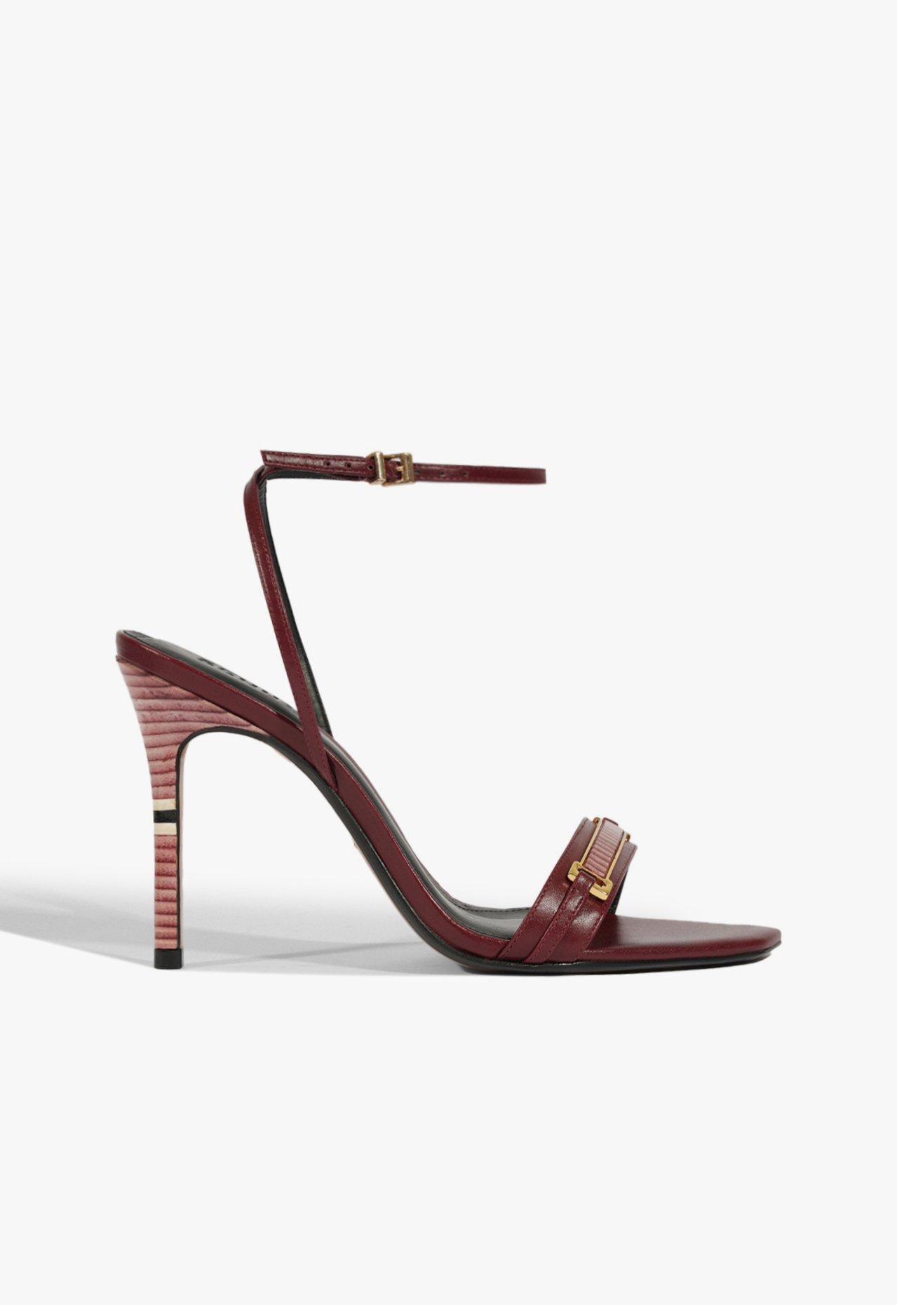 Sandália City Chic Couro Vermelha | Schutz