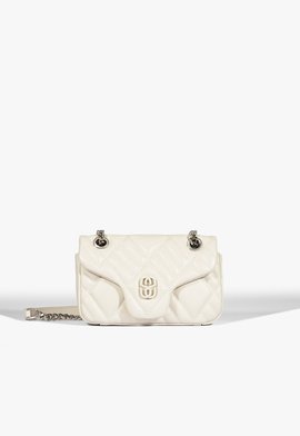 Bolsa Shoulder Perry Pequena Couro Branca