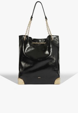 Bolsa Bucket Frame Couro Preta