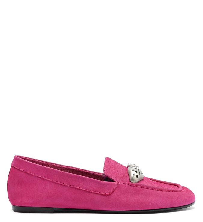 Sapato Mocassim Camurça Pink Sapato Mocassim Camurça Pink