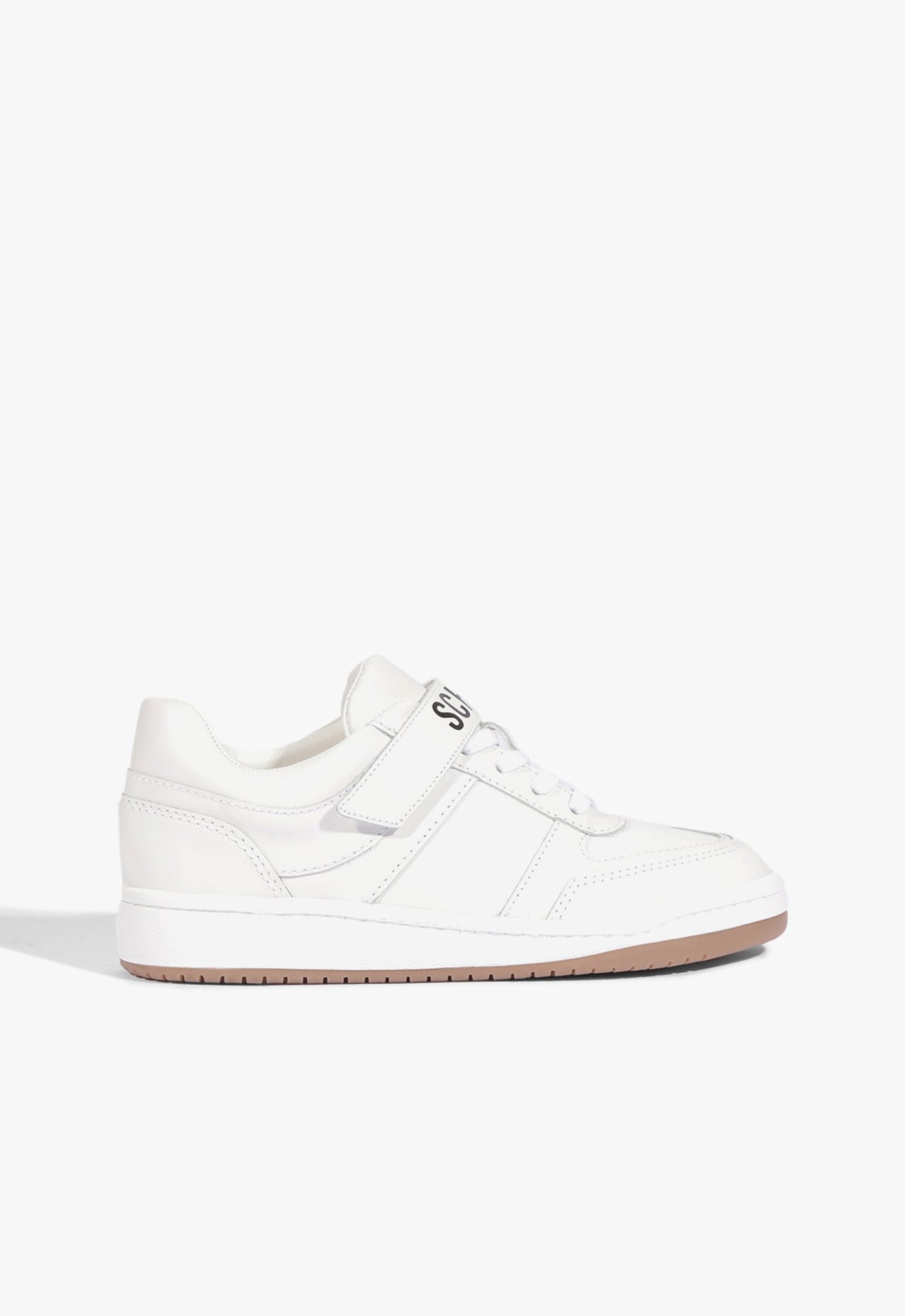 Tênis Logo Velcro Couro Branco | Schutz