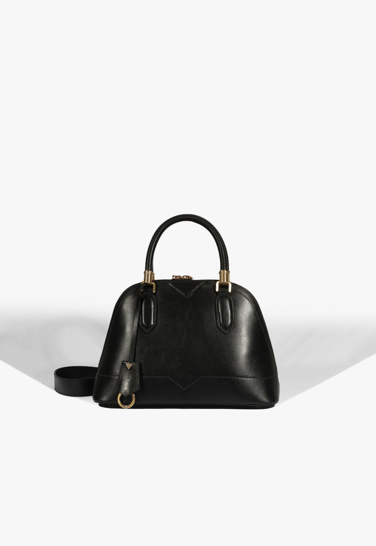 Bolsa Tote Corinne Pequena Couro Preta | Schutz